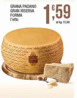 Sidis Grana padano gran riserva forma offerta
