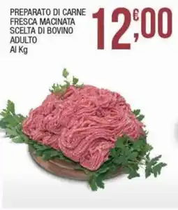 Sidis Preparato di carne fresca macinata scelta di bovino adulto offerta