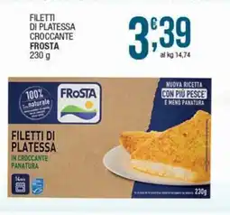 Sidis Filetti di platessa croccante FROSTA offerta