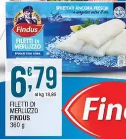 Sidis Filetti di merluzzo FINDUS offerta