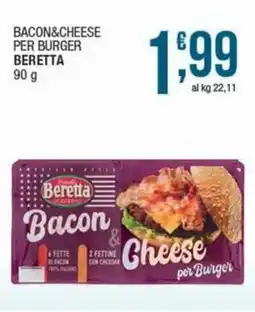 Sidis Bacon&cheese per burger BERETTA offerta