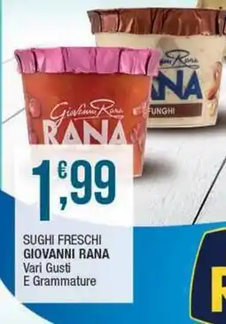 Sidis Sughi freschi giovanni RANA offerta