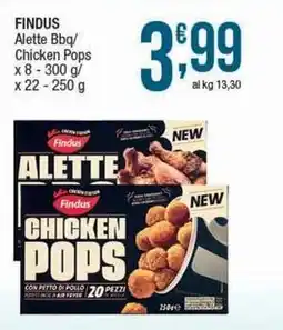 Sidis FINDUS Alette Bbq/ Chicken Pops offerta