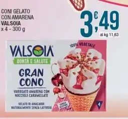 Sidis Coni gelato con amarena VALSOIA offerta