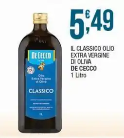 Sidis Il classico olio extra vergine di oliva DE CECCO offerta