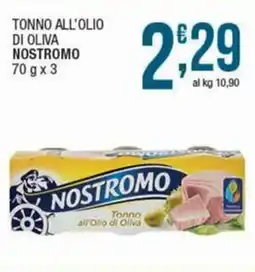 Sidis Tonno all'olio di oliva NOSTROMO offerta