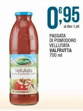 Sidis Passata di pomodoro vellutata VALFRUTTA offerta