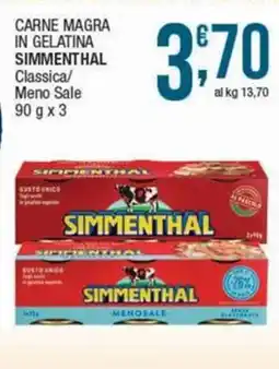 Sidis Carne magra in gelatina SIMMENTHAL offerta