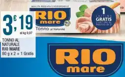 Sidis Tonno al naturale RIO MARE offerta
