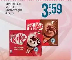 Sidis Cono kit kat NESTLÉ offerta