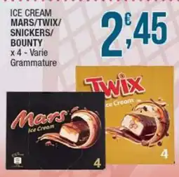 Sidis Ice cream MARS/TWIX/ SNICKERS/ BOUNTY x4 offerta