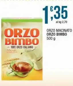 Sidis Orzo macinato ORZO BIMBO offerta
