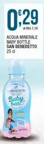 Sidis Acqua minerale baby bottle SAN BENEDETTO offerta