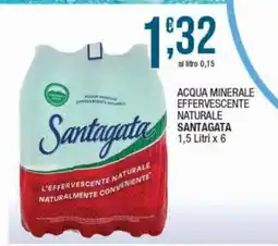 Sidis Acqua minerale effervescente naturale SANTAGATA offerta