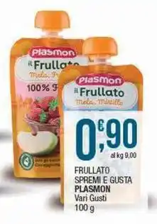 Sidis Frullato spremi e gusta PLASMON offerta
