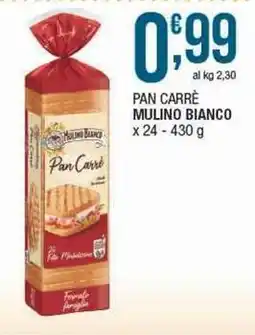 Sidis Pan carre MULINO BIANCO offerta