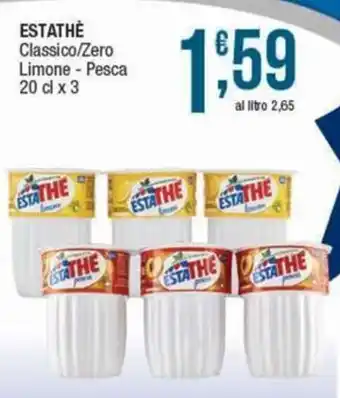 Sidis ESTATHÈ Classico/Zero Limone - Pesca offerta