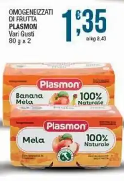 Sidis Omogeneizzati di frutta PLASMON offerta