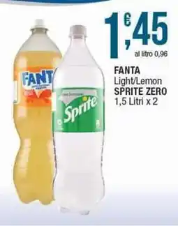 Sidis FANTA Light/Lemon SPRITE ZERO offerta