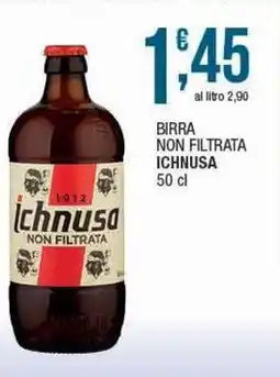 Sidis Birra non filtrata ICHNUSA offerta