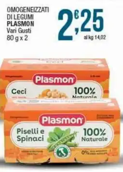 Sidis Omogeneizzati di legumi PLASMON offerta