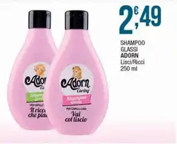 Sidis Shampoo glassi ADORN offerta