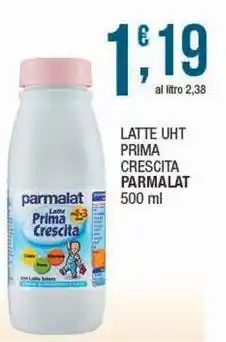 Sidis Latte uht prima crescita PARMALAT offerta
