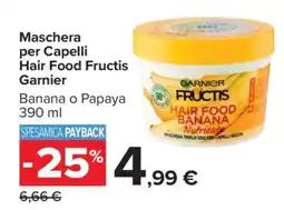 Carrefour Maschera per Capelli Hair Food Fructis Garnier offerta
