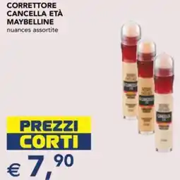 Esselunga Correttore cancella età MAYBELLINE offerta