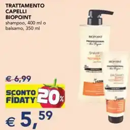 Esselunga Trattamento capelli BIOPOINT offerta
