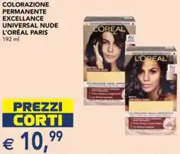 Esselunga Colorazione permanente excellance universal nude L'ORÉAL PARIS offerta