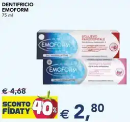 Esselunga Dentifricio EMOFORM offerta