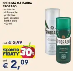 Esselunga Schiuma da barba PRORASO offerta