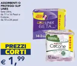 Esselunga Assorbenti o proteggi slip LINES offerta
