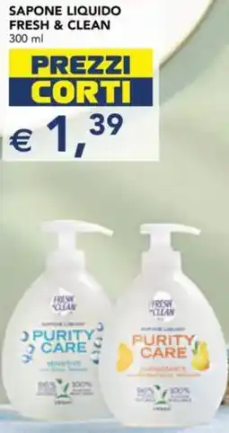 Esselunga Sapone liquido FRESH & CLEAN offerta