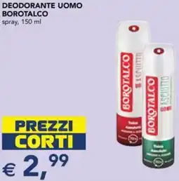 Esselunga Deodorante uomo BOROTALCO offerta
