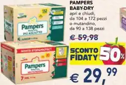 Esselunga Pampers baby-dry offerta