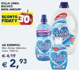 Esselunga Sulla linea bucato MON AMOUR offerta