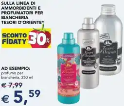 Esselunga Sulla linea di ammorbidenti e profumatori per biancheria TESORI D'ORIENTE offerta