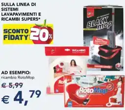 Esselunga Sulla linea di sistemi lavapavimenti e ricambi SUPER5 offerta