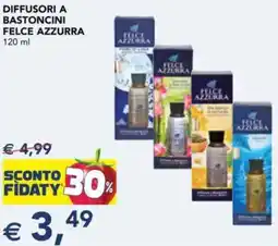 Esselunga Diffusori a bastoncini FELCE AZZURRA offerta