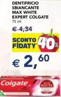 Esselunga Dentifricio sbiancante max white expert COLGATE offerta
