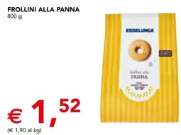 Esselunga Esselunga frollini alla panna offerta