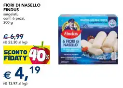 Esselunga Fiori di nasello FINDUS offerta