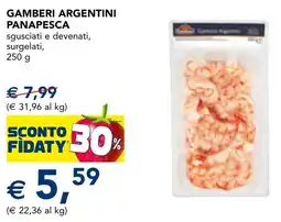 Esselunga Gamberi argentini panapesca offerta