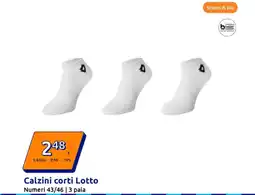 Action Calzini corti Lotto offerta