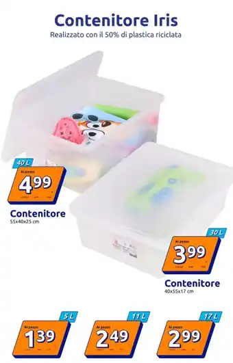 Action Contenitore Iris offerta