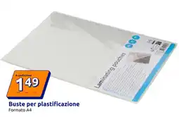 Action Buste per plastificazione offerta