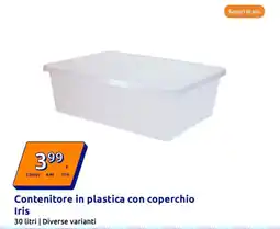 Action Contenitore in plastica con coperchio Iris offerta