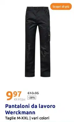 Action Pantaloni da lavoro Werckmann offerta